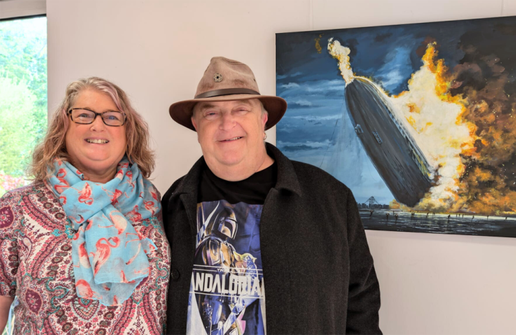 SCI-FI ART EXHIBITION FEATURING WORK OF PATIENT CONTINUES AT MOUNTBATTEN