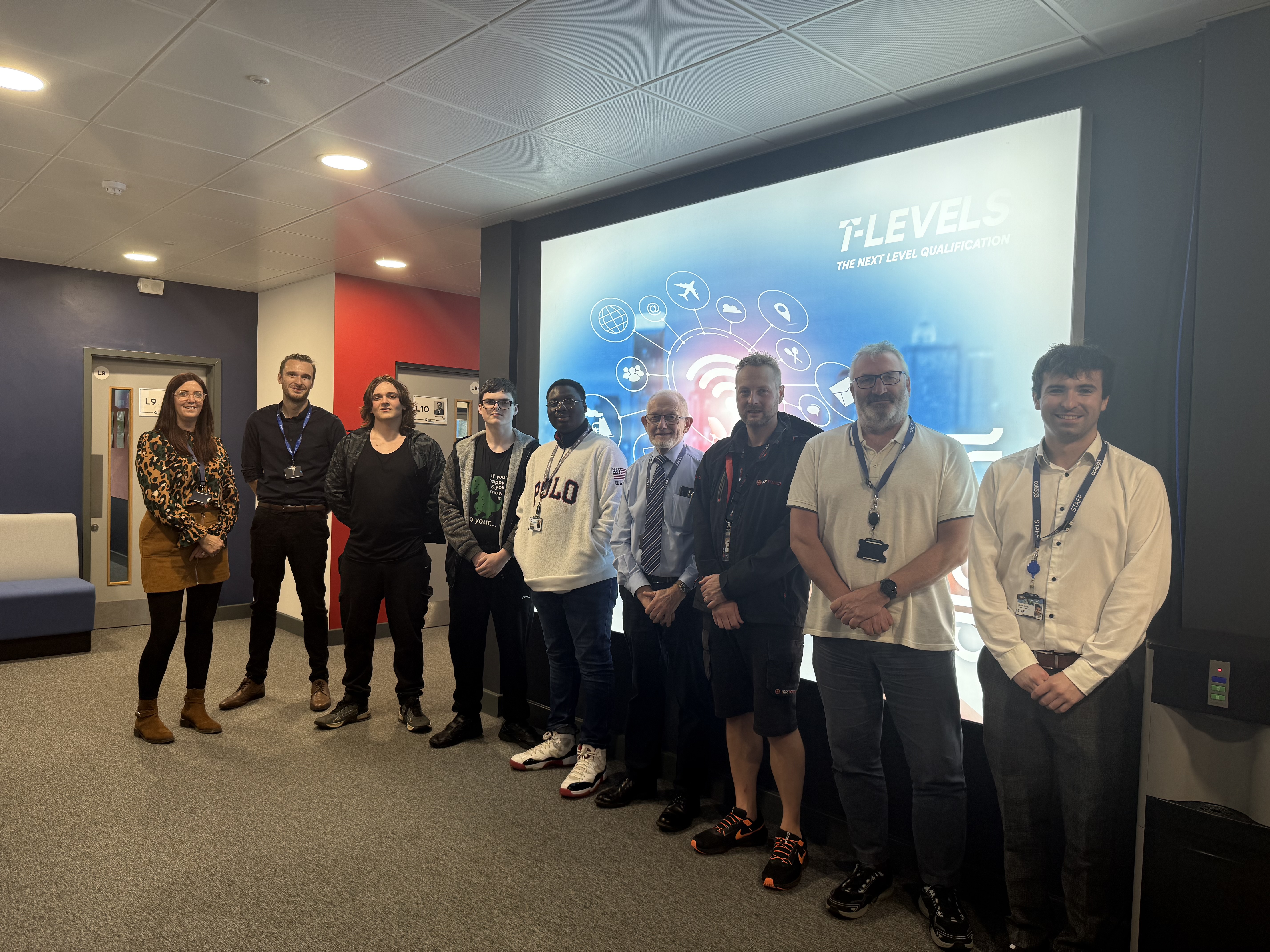 GENEROUS DONATION FROM ICR TOUCH SUPPORTS T-LEVEL STUDENTS AT IW COLLEGE