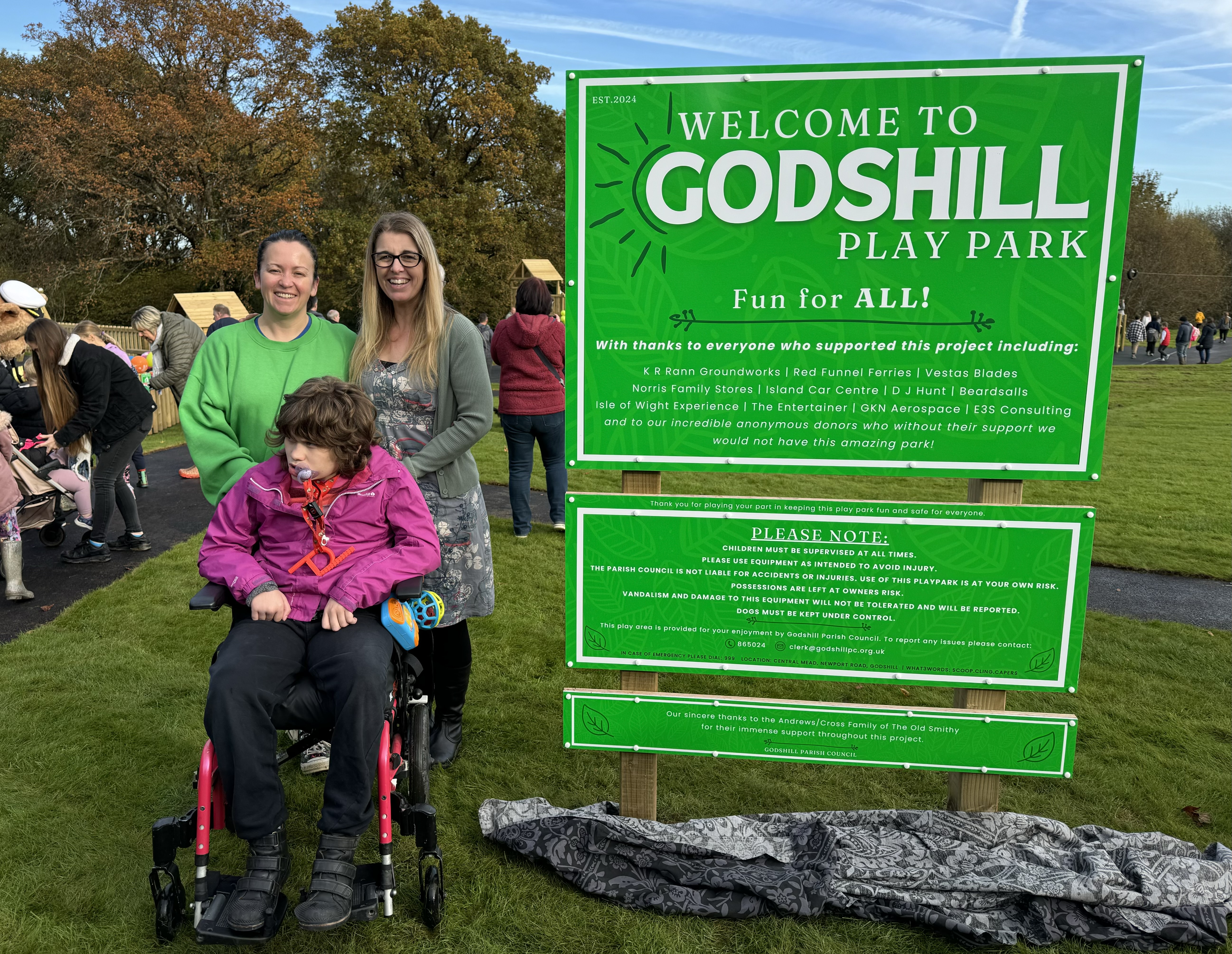 GODSHILL’S INCLUSIVE PLAY PARK FINALLY OPENS TO THE PUBLIC