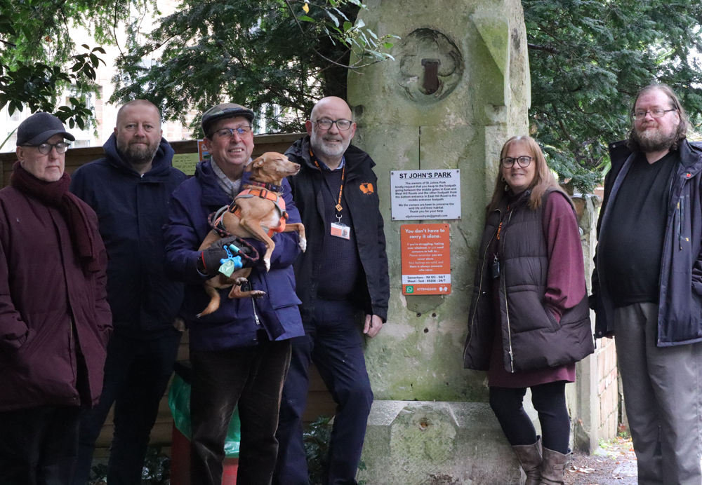 SUICIDE PREVENTION SIGNS INSTALLED AT ST JOHN’S WOOD IN RYDE
