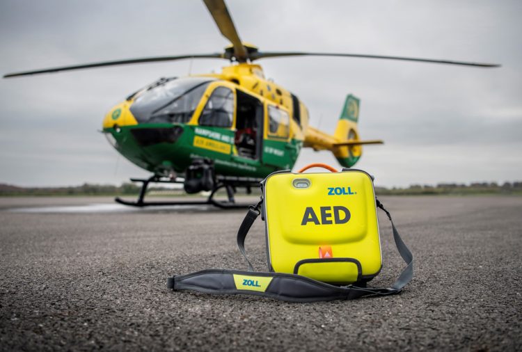 AIR AMBULANCE FUNDS NEW MOBILE DEFIBS FOR THE COMMUNITY