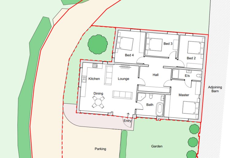 NORTHWOOD FARM BARN COULD BE TRANSFORMED INTO 4-BED HOUSE