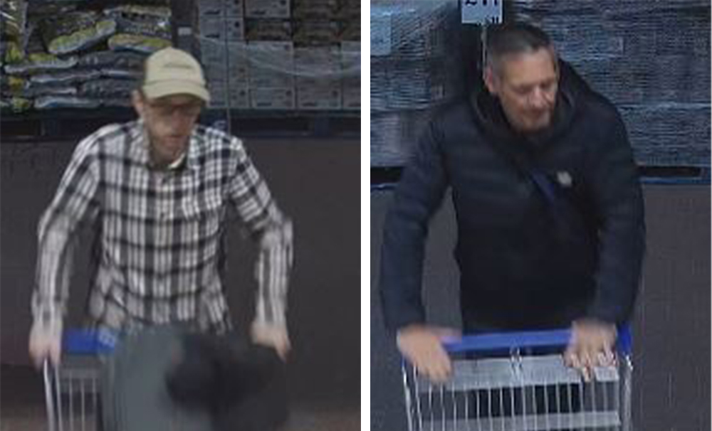 IMAGES RELEASED AS POLICE PROBE TESCO EXTRA THEFT