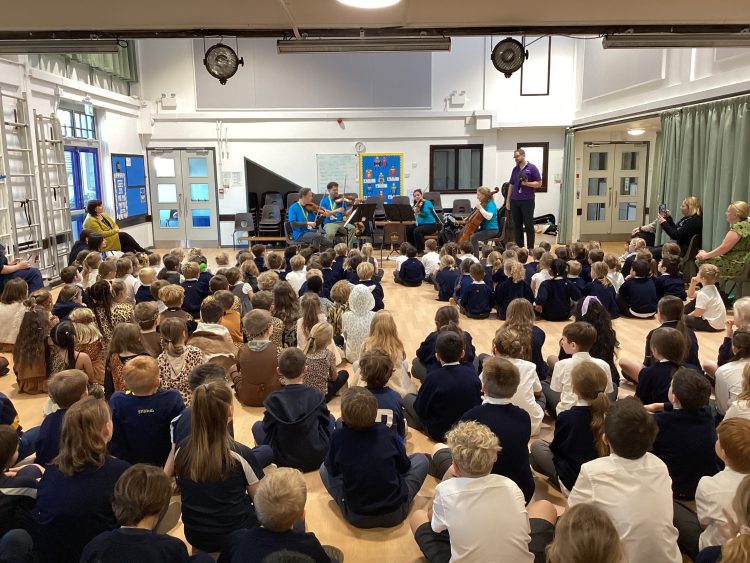 BOURNEMOUTH SYMPHONY ORCHESTRA DELIGHT DOVER PARK STUDENTS