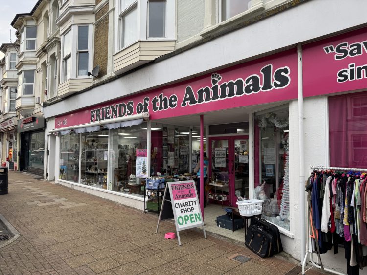 Friends of the Animals store on High Street, Sandown