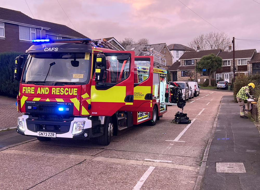 MELTED DUSTPAN TO BLAME FOR CALL OUT TO HAYLANDS FOR FIREFIGHTERS