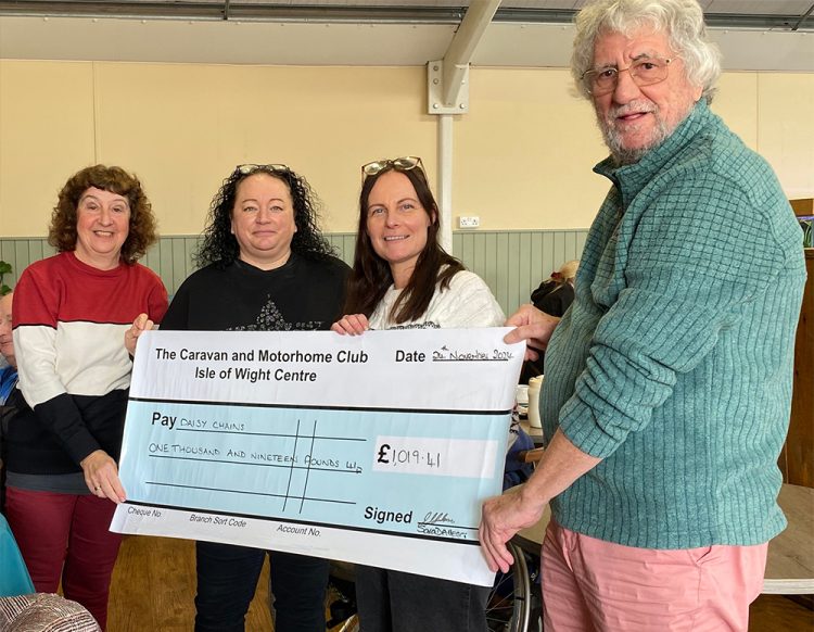 LOCAL CENTRE PRESENTS ISLAND CHARITY WITH £1,019 DONATION