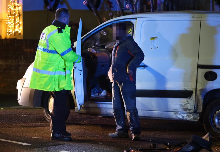VAN DRIVER NICKED FOR DRUG DRIVING FOLLOWING LAKE SMASH