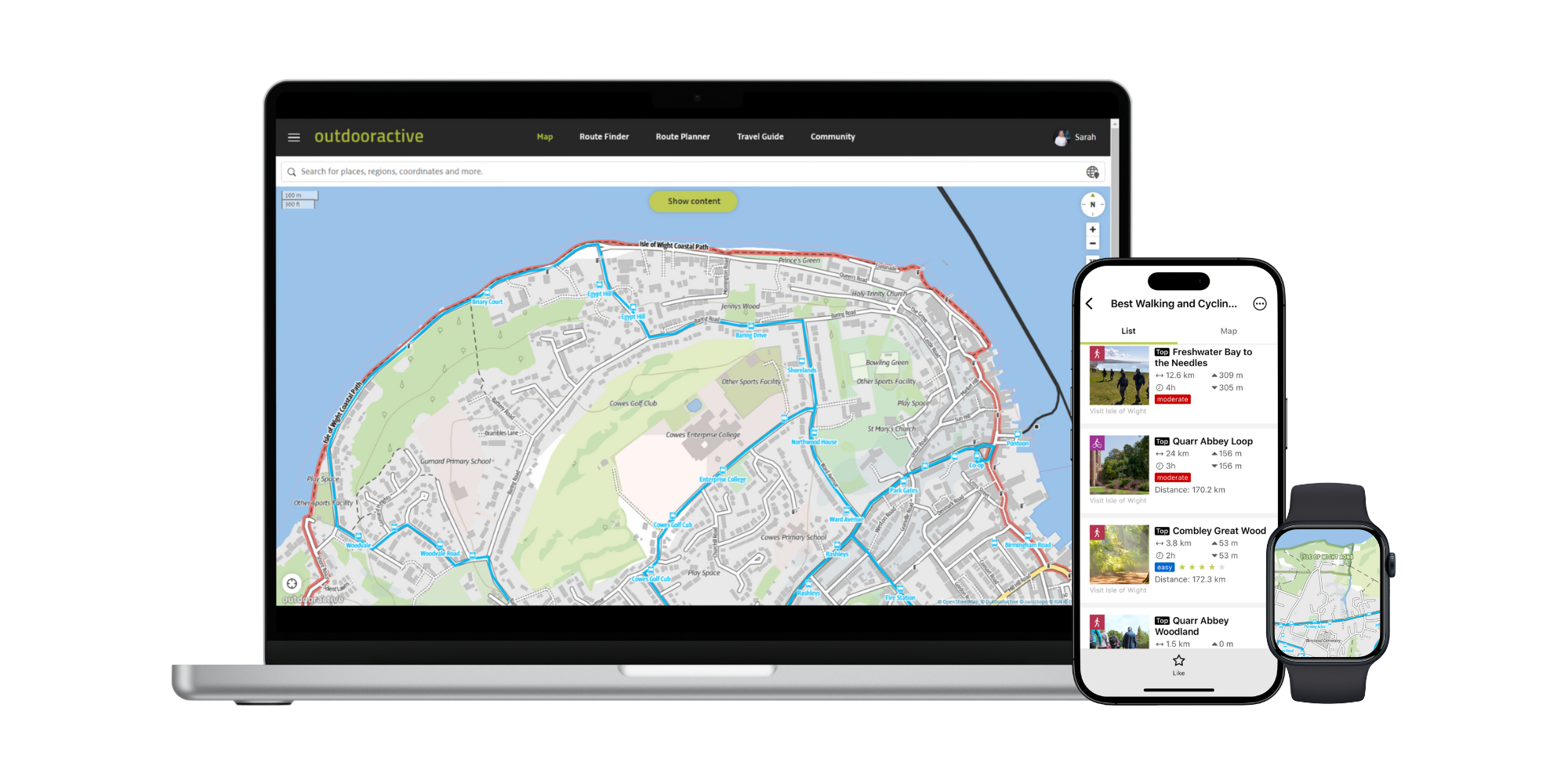 OUTDOORACTIVE MAP ENHANCED THANKS TO COLLABORATION WITH COUNCIL AND VISIT ISLE OF WIGHT
