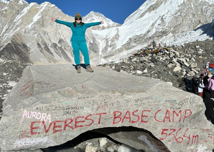 SABIANE COMPLETES BRUTAL 12-DAY TREK TO EVEREST TO RAISE £6,000 FOR CHARITY
