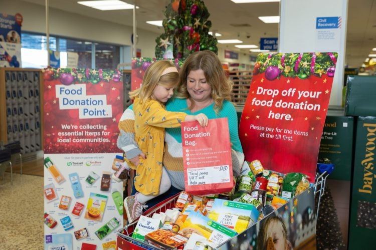 MORE THAN 2,500 MEALS’ WORTH OF LONG-LIFE FOOD DONATED AT LOCAL TESCO STORES
