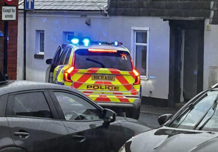 UPDATED: ROAD CLOSED AS FEMALE MOTORCYCLIST INVOLVED IN TOWN CENTRE INCIDENT