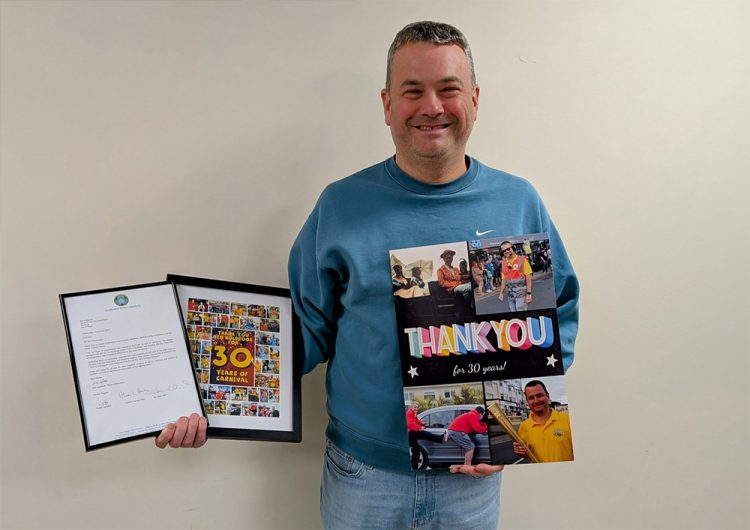 30 YEARS OF CARNIVAL FOR SANDOWN’S BEN HOLBROOK