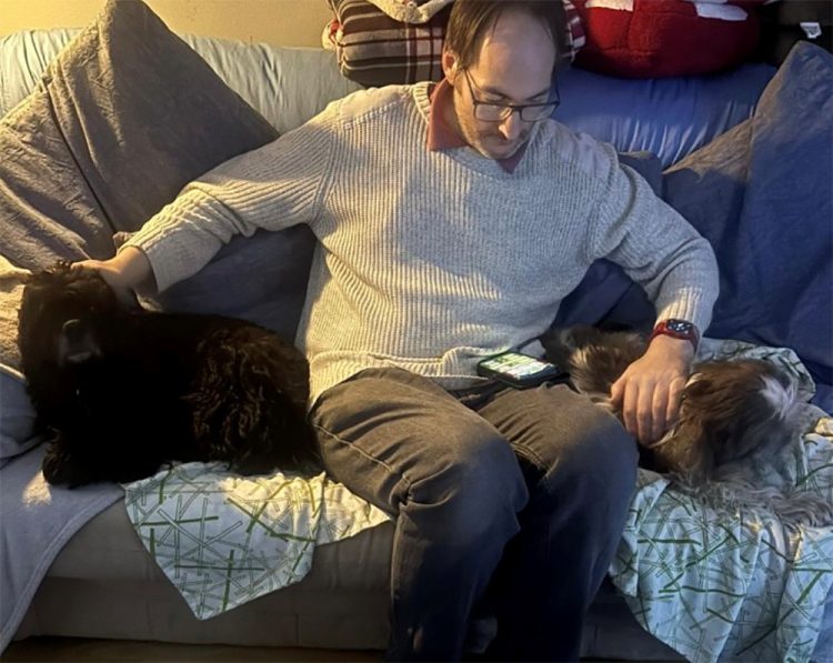 FOSTER HOME FOUND FOR DISTRESSED DOGS AT CHRISTMAS AFTER OWNER RUSHED TO HOSPITAL