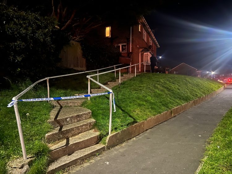 POLICE STAND GUARD OUTSIDE NEWPORT PROPERTY AFTER AGGRAVATED BURGLARY