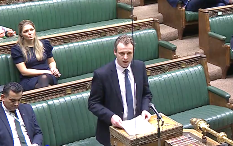 JOE ROBERTSON TAKES TO THE DESPATCH BOX IN RESPONSE TO CHARITY LOTTERY BILL