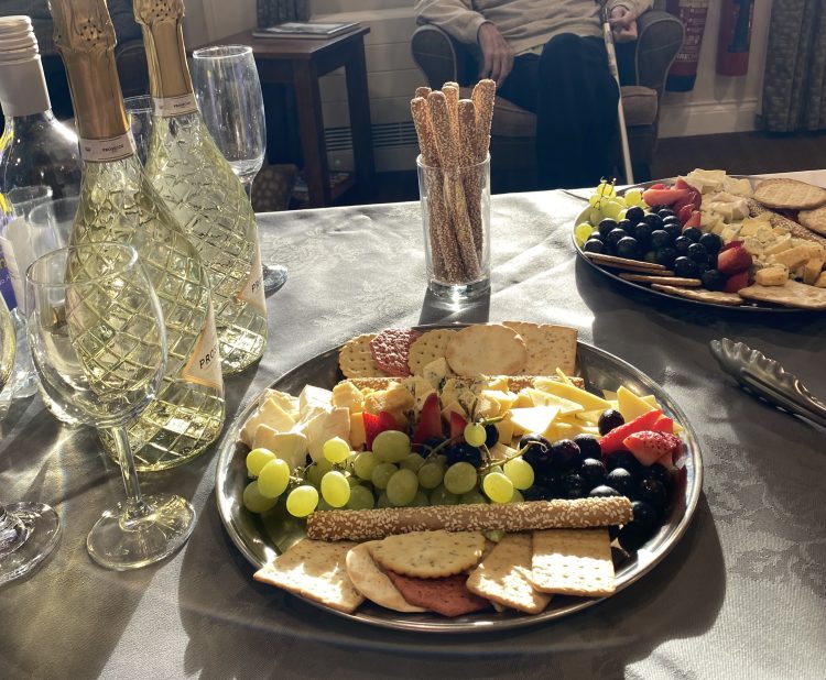 ORCHARD HOUSE RESIDENTS ENJOY AFTERNOON OF CHEESE AND PROSECCO