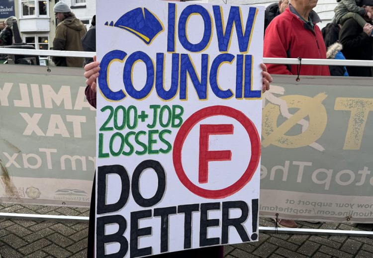 TRADE UNIONISTS QUIZ BACON OVER SCHOOL CLOSURES AND JOB LOSSES
