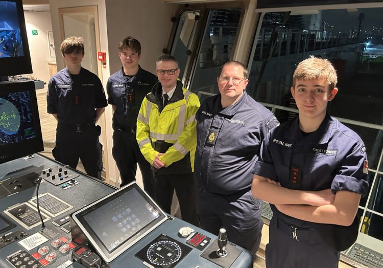 RYDE SEA CADETS SAIL THE SOLENT ON HYBRID ENERGY FERRY
