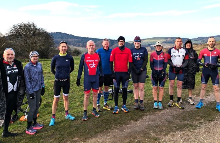 WIGHT TRI MEMBERS COMPETE IN SECOND WINTER DUATHLON – ‘STRAWBERRY PAIN’