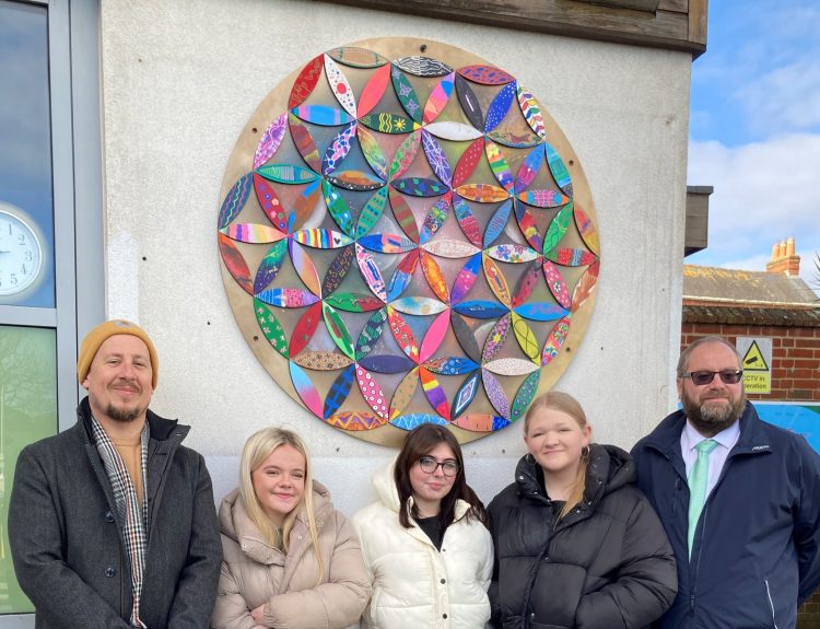 COMMUNITY COHESION PROMOTED WITH NEW ART INSTALLATION AT NEWPORT BUS STATION