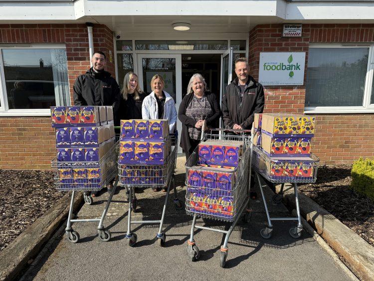 ICRTOUCH DONATES 240 EASTER EGGS TO ISLE OF WIGHT FOODBANK