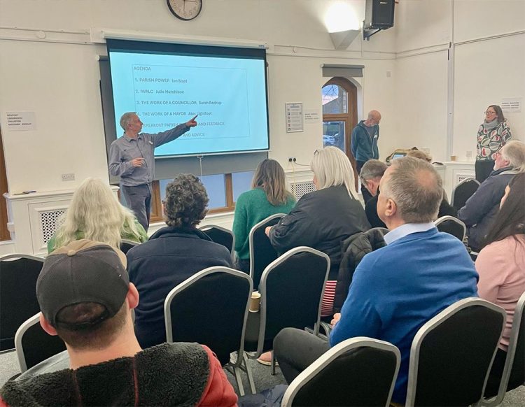 PROSPECTIVE TOWN AND PARISH COUNCILLORS GATHER IN NEWPORT