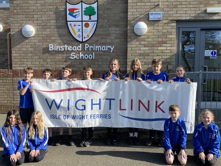 BINSTEAD PRIMARY PUPILS SET SAIL TO COMPETE AGAINST MAINLAND ATHLETES