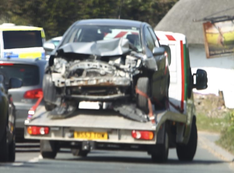UPDATED: 2-CAR CRASH CAUSING LUNCHTIME TRAFFIC DISRUPTION ON THE DOWNS
