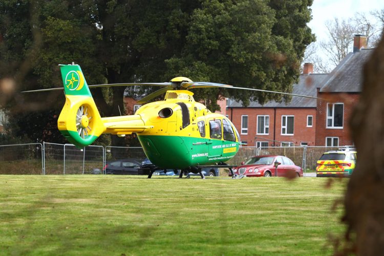 UPDATED: AIR AMBULANCE TOUCHES DOWN AT WHITECROFT AMID EMERGENCY SITUATION