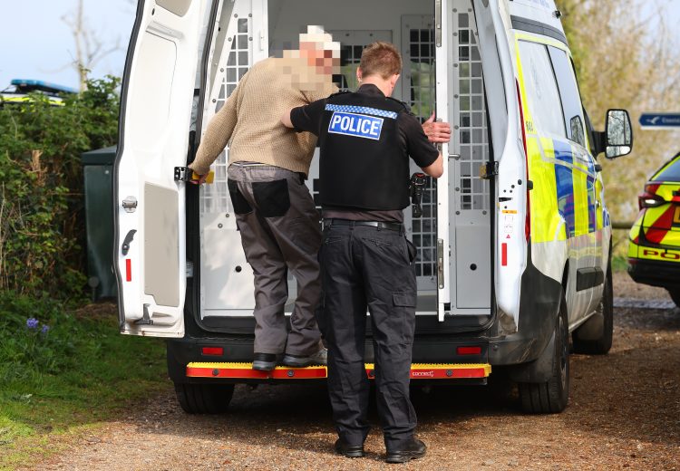 ARMED POLICE SURROUND LUCCOMBE VILLAGE AMID FIREARMS INCIDENT