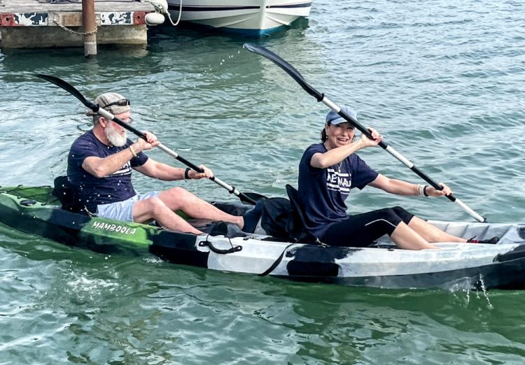 KAYAKING COUPLE TO TAKE ON ROUND THE ISLE OF WIGHT CHALLENGE FOR RETINA UK