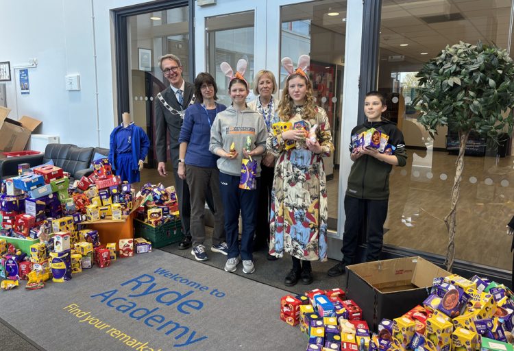 EGG-CELENT WORK! RYDE ACADEMY STUDENTS DONATE 1,000 EASTER EGGS TO LOCAL COMMUNITY
