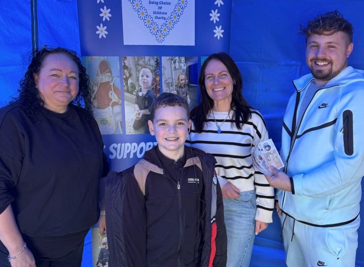 JAMIE CONTINUES MONTHLY GIVING WITH DONATION TO DAISY CHAINS CHILDREN’S CHARITY