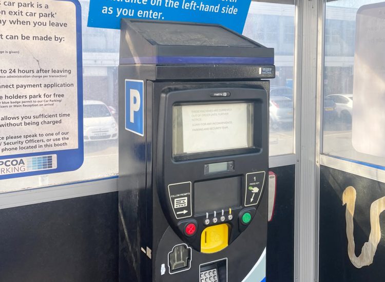 FREE PARKING AT ST MARY’S HOSPITAL WHILE NEW MACHINES ARE INSTALLED
