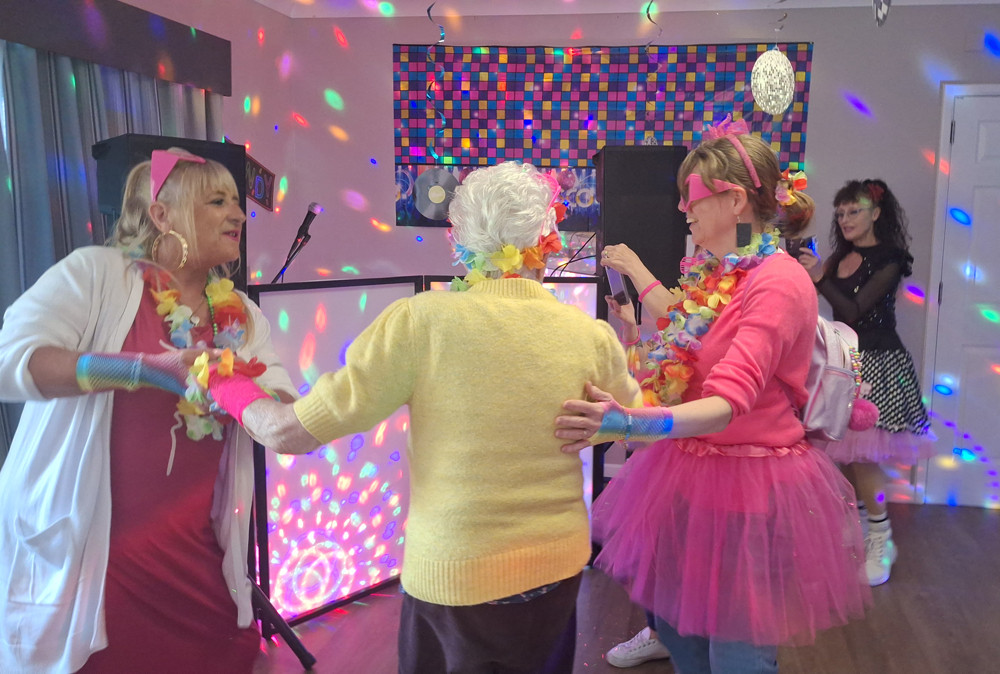 DEMENTIA DISCO DELIVERS JOY AND CONNECTION AT VECTA HOUSE CARE HOME