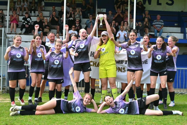 WIGHT EAGLES ACADEMY U15s CROWNED CHAMPIONS OF HAMPSHIRE GIRLS DIV 2