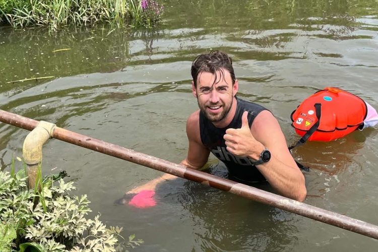 ISLAND MAN TO SWIM 10K IN MEMORY OF HIS FATHER TO RAISE FUNDS FOR MOUNTBATTEN