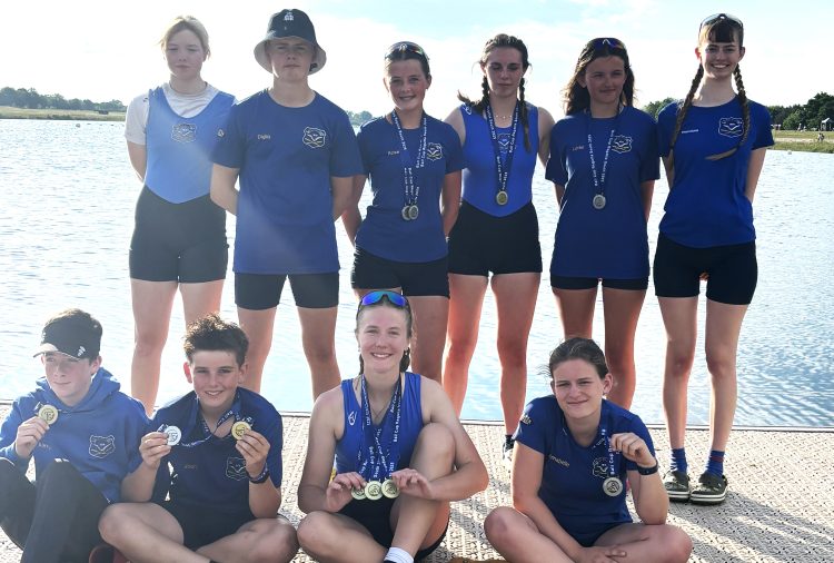 4 GOLDS AND 3 SILVERS FOR SHANKLIN & SANDOWN ROWING CLUB AT BALL CUP SOUTH