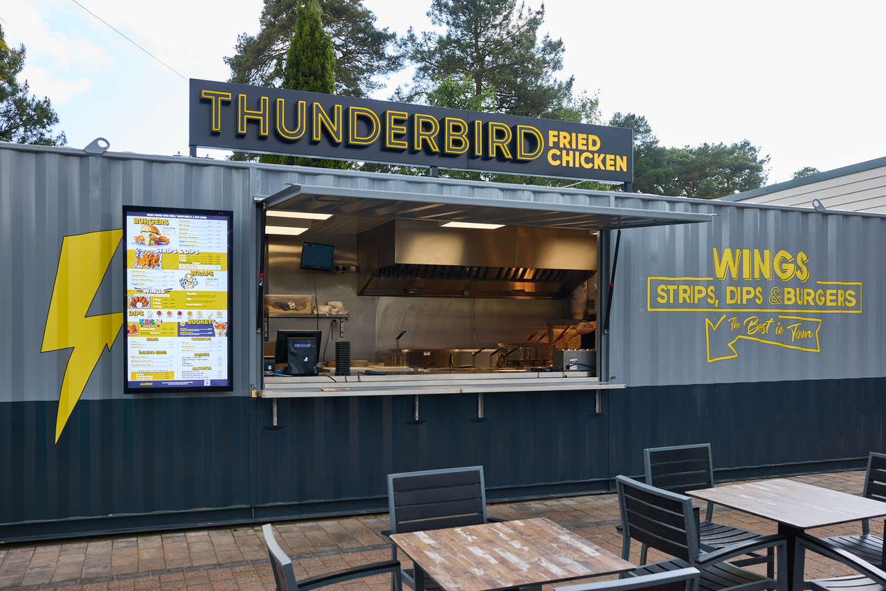 THUNDERBIRD FRIED CHICKEN LANDS AT ISLE OF WIGHT HOLIDAY PARK