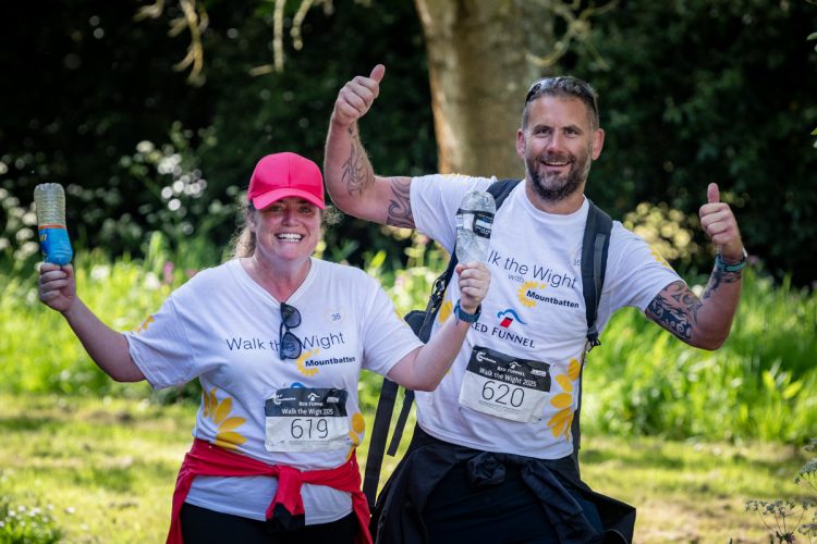 OVER 9,300 TAKE ON WALK THE WIGHT RAISING MORE THAN £400,000 FOR MOUNTBATTEN