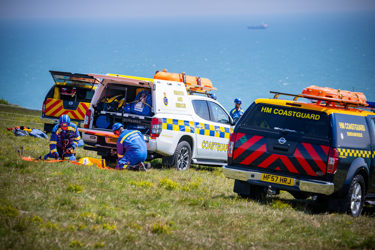 MYSTERY OBJECT SPARKS FULL COASTGUARD RESPONSE AT CULVER CLIFF