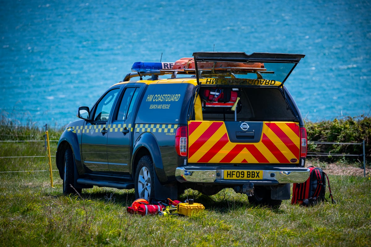 MYSTERY OBJECT SPARKS FULL COASTGUARD RESPONSE AT CULVER CLIFF