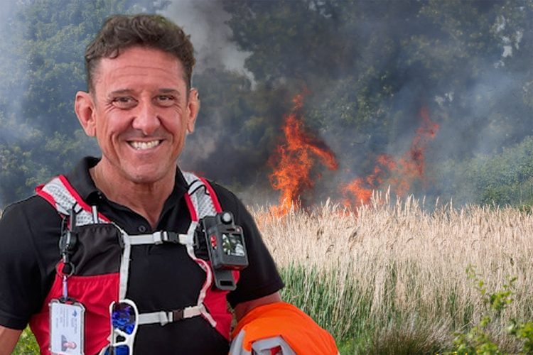 EAGLE-EYED COUNCIL OFFICER PRAISED FOR SPOTTING WILDFIRE AND SPARKING SWIFT RESPONSE