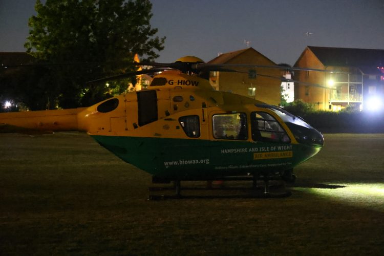 LATE NIGHT DASH TO RYDE FOR AIR AMBULANCE MEDICS