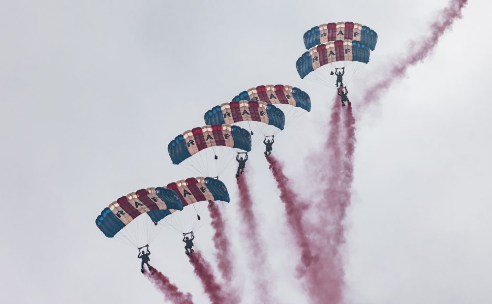 PARACHUTE TEAMS TO WOW CROWDS AT ISLE OF WIGHT ARMED FORCES DAY
