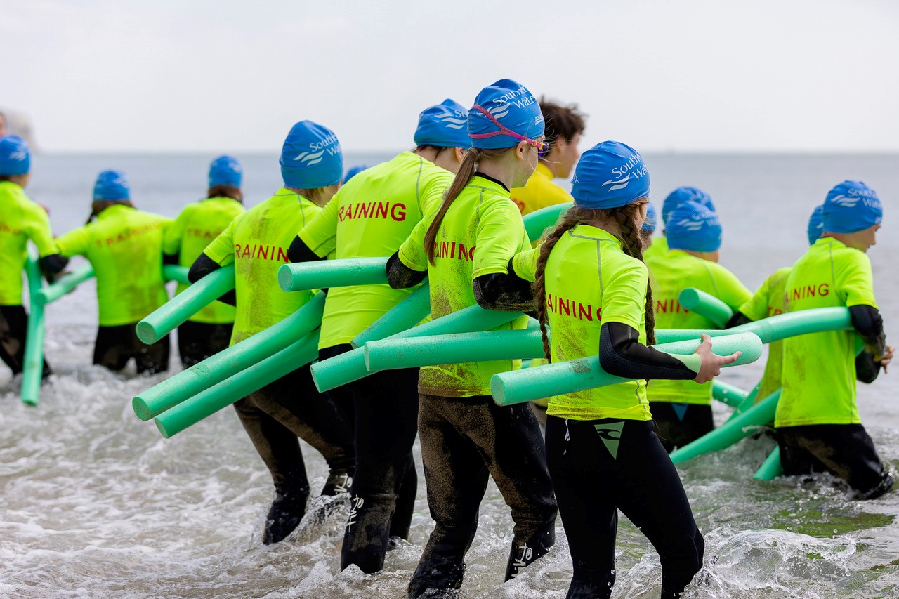 BEACH LIFEGUARDS EDUCATE CHILDREN DURING DROWNING PREVENTION WEEK