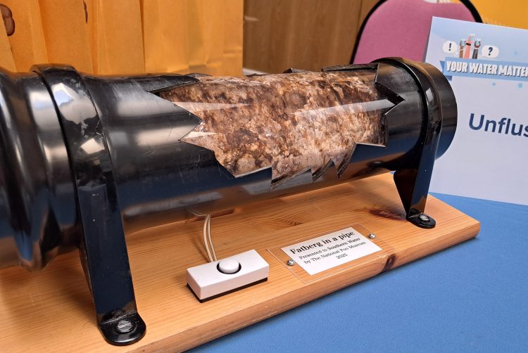 NATIONAL POO MUSEUM DONATES ‘FATBERG’ GIFT TO SOUTHERN WATER