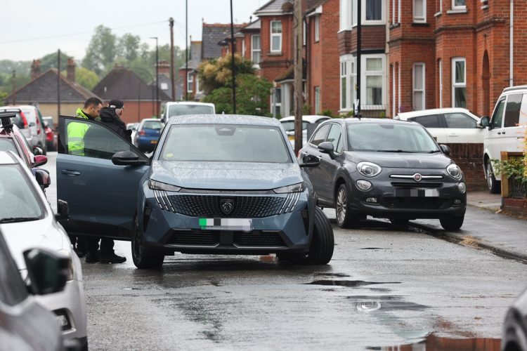 DRIVER HELPED FROM VEHICLE AFTER CRASHING INTO PARKED CAR IN NEWPORT
