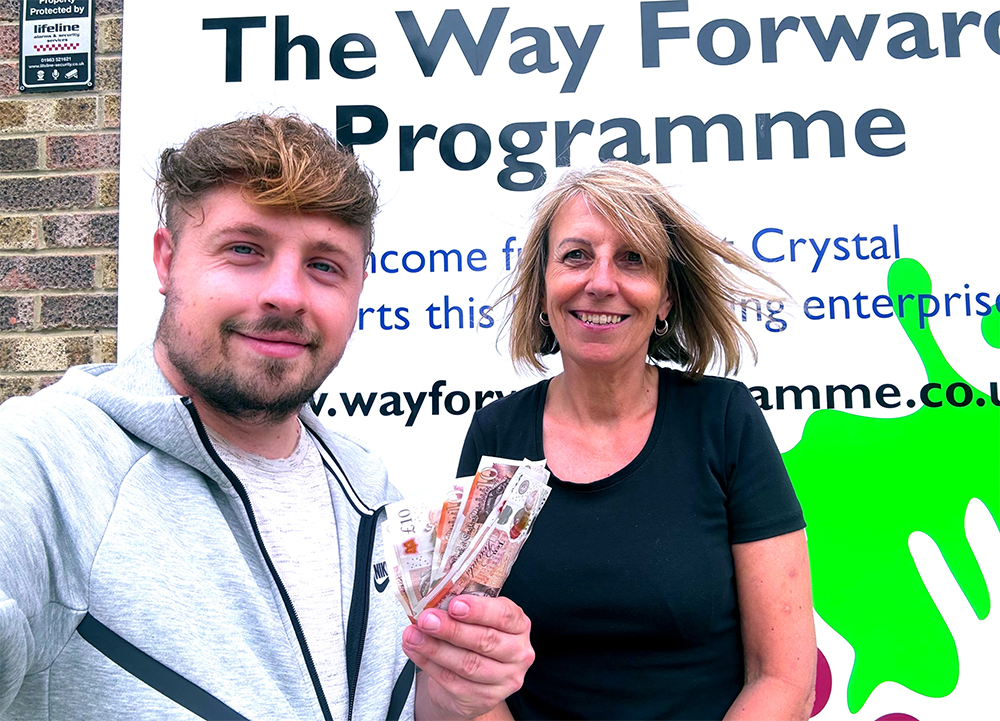 COMMUNITY DONOR JAMIE HINDSON SUPPORTS ‘THE WAY FORWARD’ WITH JUNE CONTRIBUTION